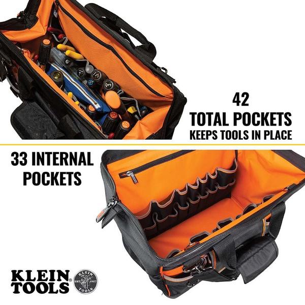 Imagem de Bolsa de ferramentas Klein Tools 55469 Tradesman Pro Wide-Open