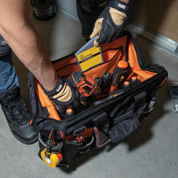 Imagem de Bolsa de ferramentas Klein Tools 55469 Tradesman Pro Wide-Open