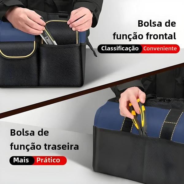 Bolsa de Ferramentas para Eletricista - 14" e 20" - À Prova d'Água e Resistente Imagem de Bolsa de Ferramentas para Eletricista - 14" e 20" - À Prova d'Água e Resistente