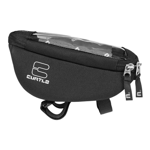 Imagem de Bolsa De Guidão para Bicicleta Curtlo Bag Bike Impermeável Touch Phone Plus 0,5L Preto