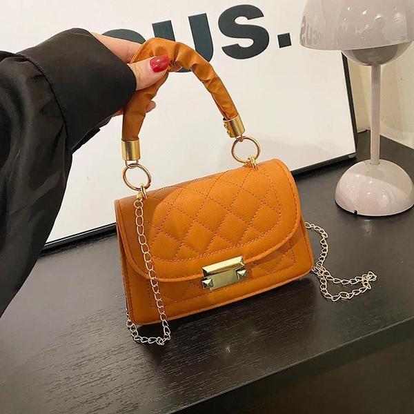 Imagem de Bolsa De Ombro Crossbody Clássica Coreana Feminina Pequena Corrente Quadrada 2023 Ins Popular