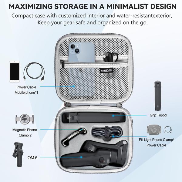 Imagem de Bolsa de ombro de armazenamento e estojo de viagem para DJI Osmo Mobile 6