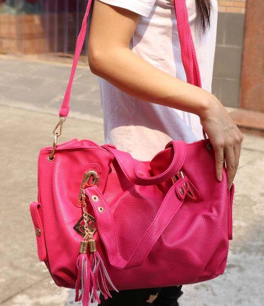 Imagem de Bolsa de ombro Wokex Luxury Tote Leather Hobo para mulheres