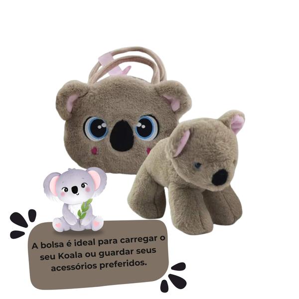 Imagem de Bolsa de Pelúcia Cutie Handbags Koala Deluxe Multikids - BR2225