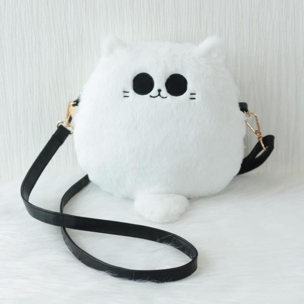 Imagem de Bolsa de pelúcia tiracolo Uomieefy Gojo Cat Jujutsu K 20 cm Anime Fan