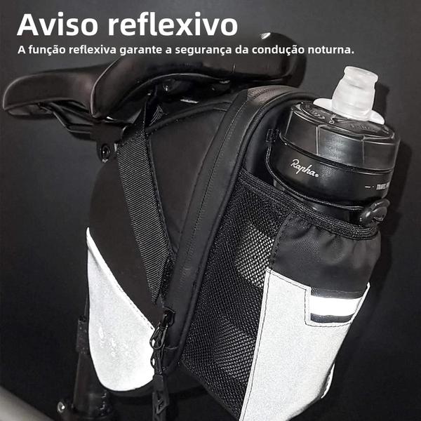 Imagem de Bolsa de Selim para Bicicleta - À Prova D'Água 1,5L - Para Garrafa d'Água