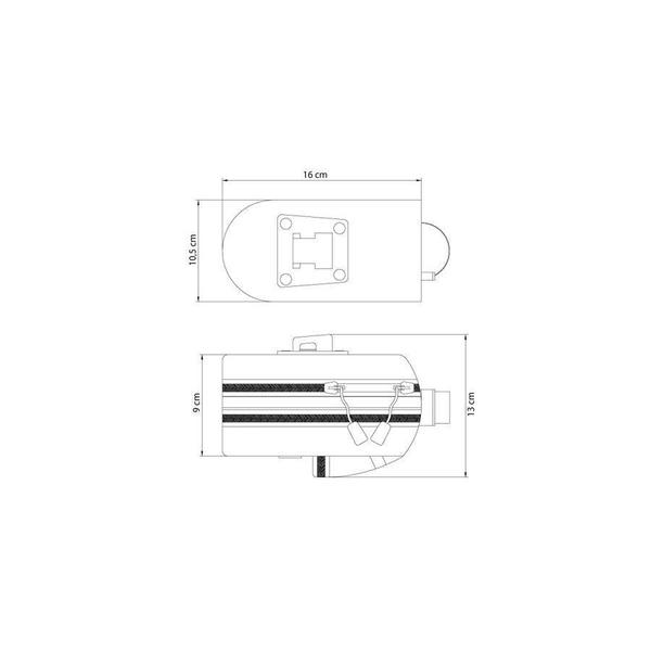 Imagem de Bolsa De Selim Porta Objetos Bicicleta Bike Tramontina