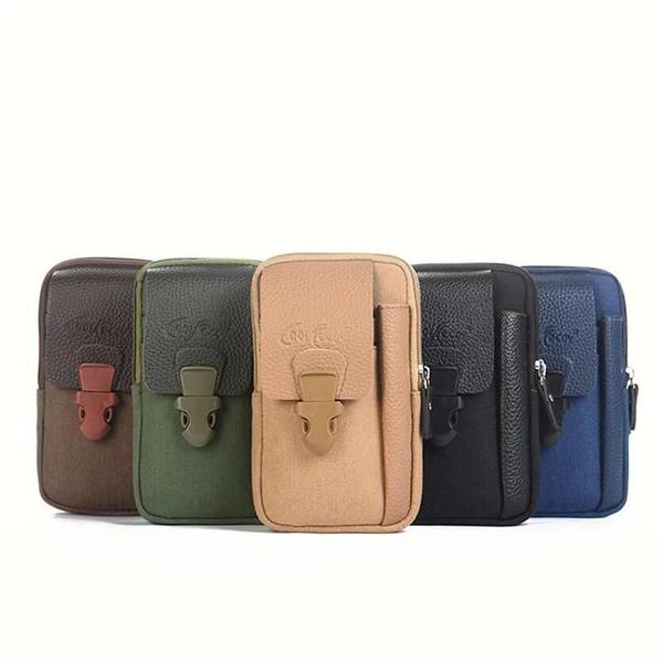 Imagem de Bolsa de Telefone Masculina Pequena - Porta-Cartões com Zíper - 4 Polegadas