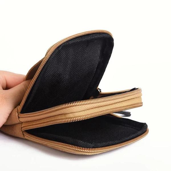 Imagem de Bolsa de Telefone Masculina Pequena - Porta-Cartões com Zíper - 4 Polegadas