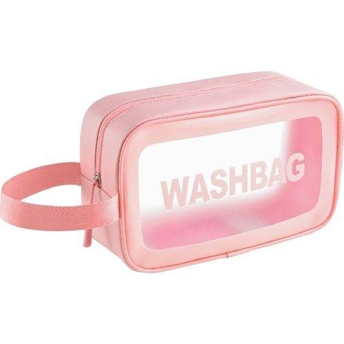 Imagem de Bolsa de toalete de viagem portátil Wokex tamanho M rosa