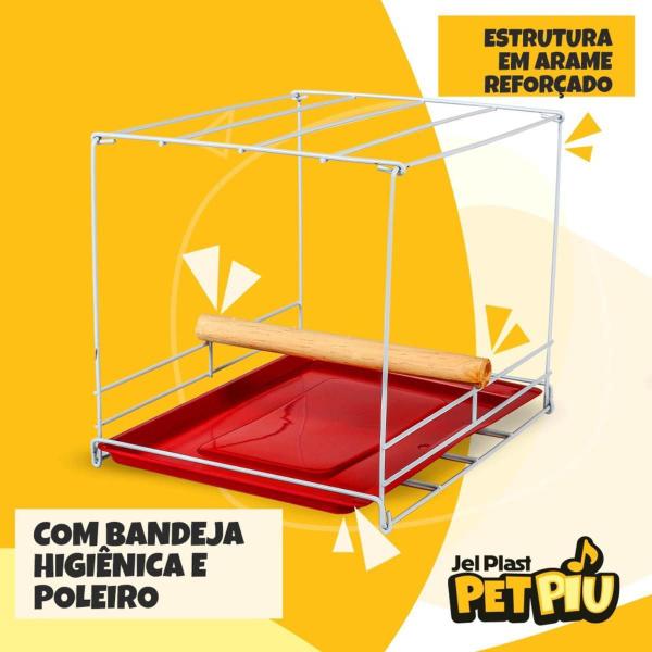 Imagem de Bolsa De Transporte Aves Calopsita Pássaro Vermelha