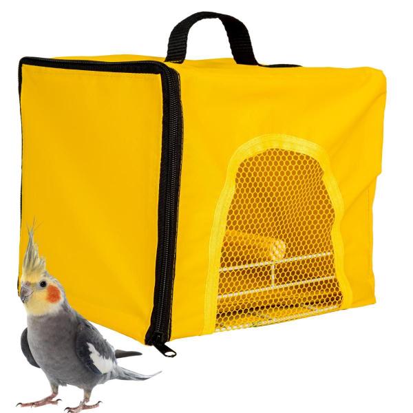 Imagem de Bolsa De Transporte Aves Calopsita Periquito Pássaro Amarela