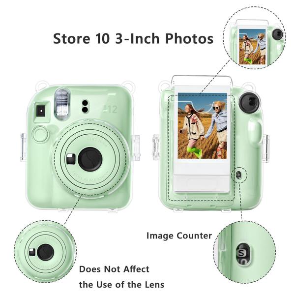 Imagem de Bolsa de transporte para Fujifilm Instax Mini 12 Clear Rieibi