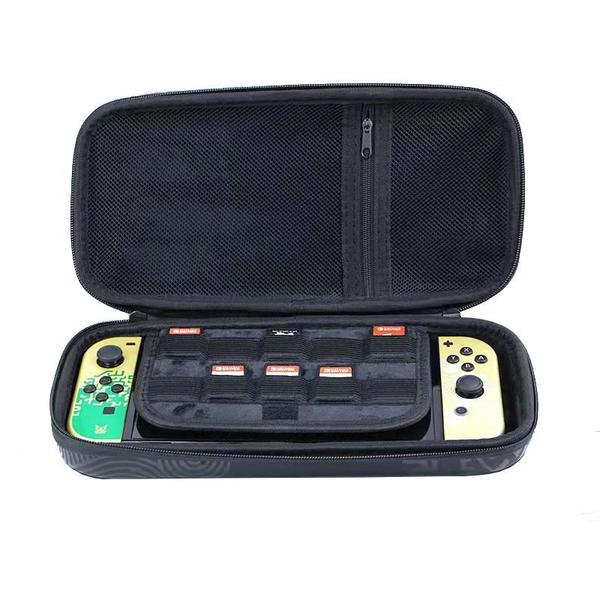 Imagem de Bolsa de Transporte Rígida para Nintendo Switch OLED - Compartimento para Acessórios