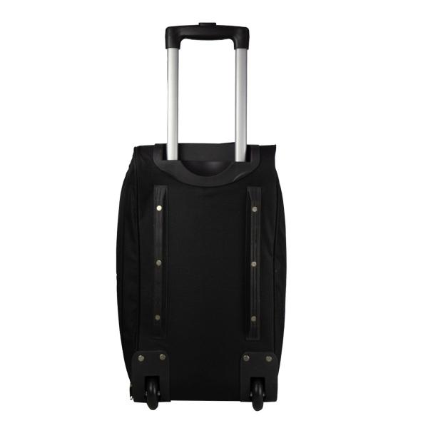 Bolsa de Viagem com Rodas Poliéster Santino Preta - 1U01 Imagem de Bolsa de Viagem com Rodas Poliéster Santino Preta - 1U01