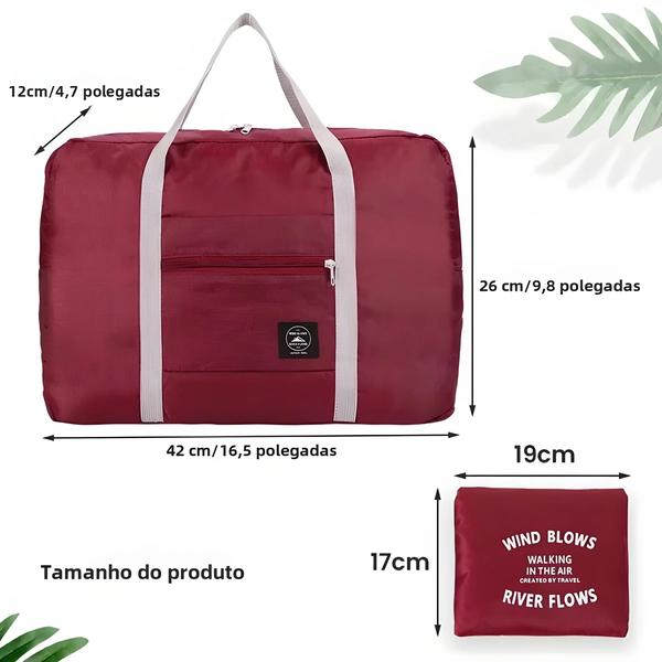 Imagem de Bolsa de Viagem Dobrável Unissex de Grande Capacidade - À Prova de Respingos