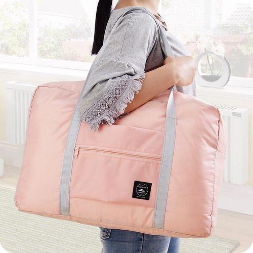 Imagem de Bolsa De Viagem Mala De Mão Feminina Impermeável Dobrável