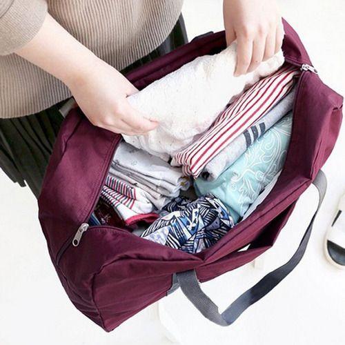 Imagem de Bolsa De Viagem Mala De Mão Feminina Impermeável Dobrável