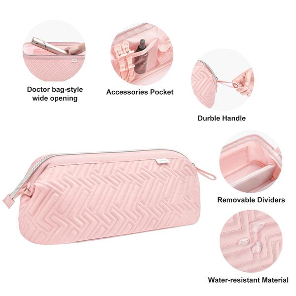 Imagem de Bolsa de viagem para ferramentas de cabelo Shark Flexstyle da Leudes (rosa)