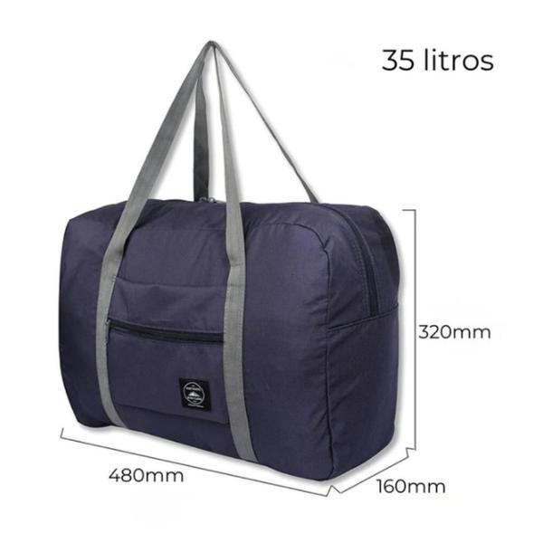 Imagem de Bolsa de Viagem Portátil Oxford Dobrável Impermeável Multifuncional