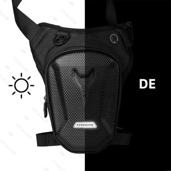 Imagem de Bolsa de Viagem Tática Masculina à Prova d'Água - Cintura, Perna e Motocicleta