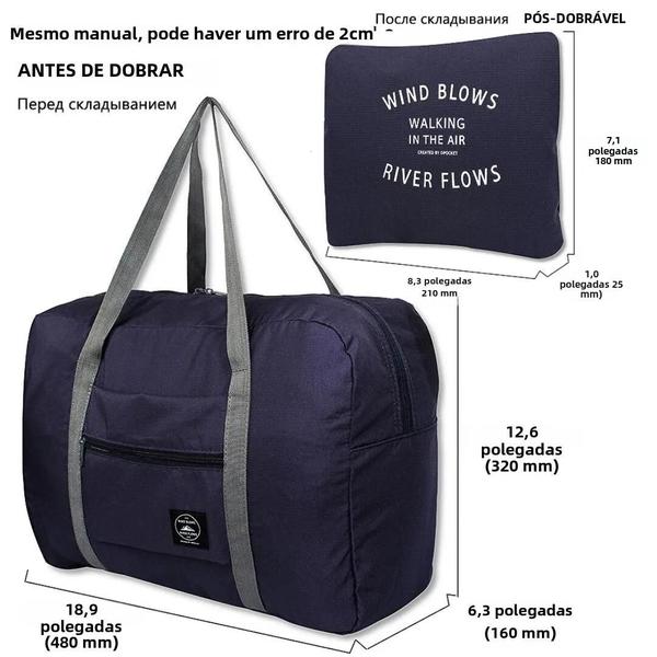 Imagem de Bolsa de Viagem Unissex MARKROYAL - Grande Capacidade para Fins de Semana