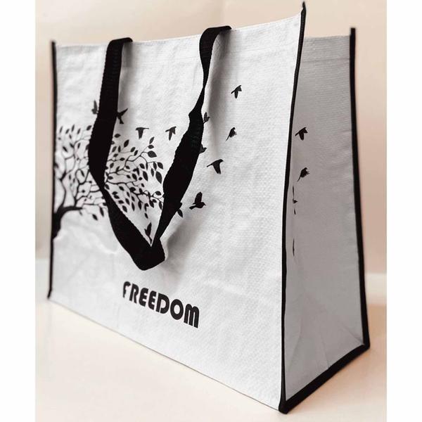 Imagem de Bolsa Ecobag Ecologica Reutilizavel Sacola de Ombro Compras Dobravel  Mercado Retornavel Kit 3 Uni