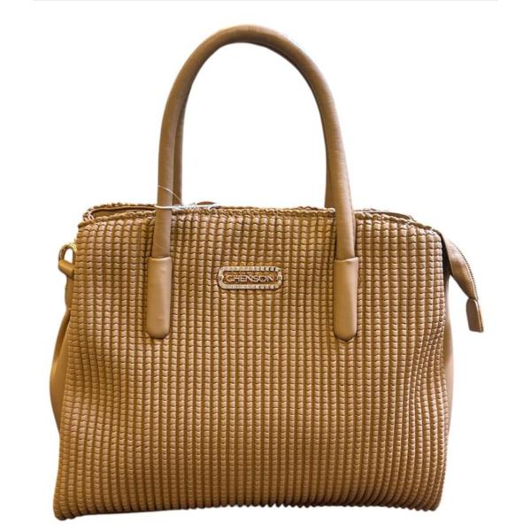 Imagem de Bolsa Elegante com Textura Feminina Chenson 84738 Marrom