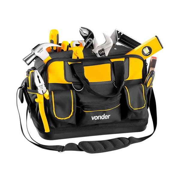 Bolsa em Lona 16" para Ferramentas BL 128 - Vonder Imagem de Bolsa em Lona 16" para Ferramentas BL 128 - Vonder