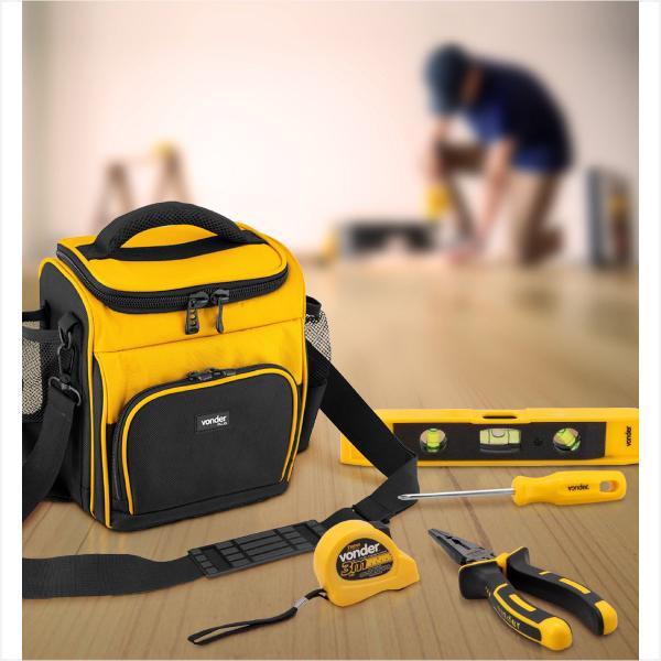 Bolsa em lona BL 0006 35 x 21 x 27 cm - Vonder Plus Imagem de Bolsa em lona BL 0006 35 x 21 x 27 cm - Vonder Plus