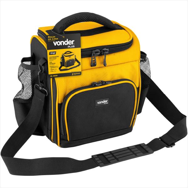 Bolsa em lona BL 0006 35 x 21 x 27 cm - Vonder Plus Imagem de Bolsa em lona BL 0006 35 x 21 x 27 cm - Vonder Plus