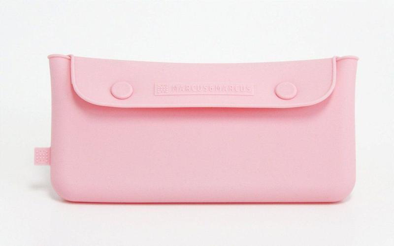 Imagem de Bolsa em Silicone Portátil para Talheres Rosa - Marcus & Marcus