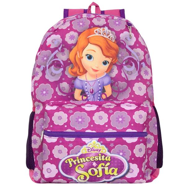 Imagem de Bolsa Escolar Feminina + Lancheira + Estojo - Princesa Sofia