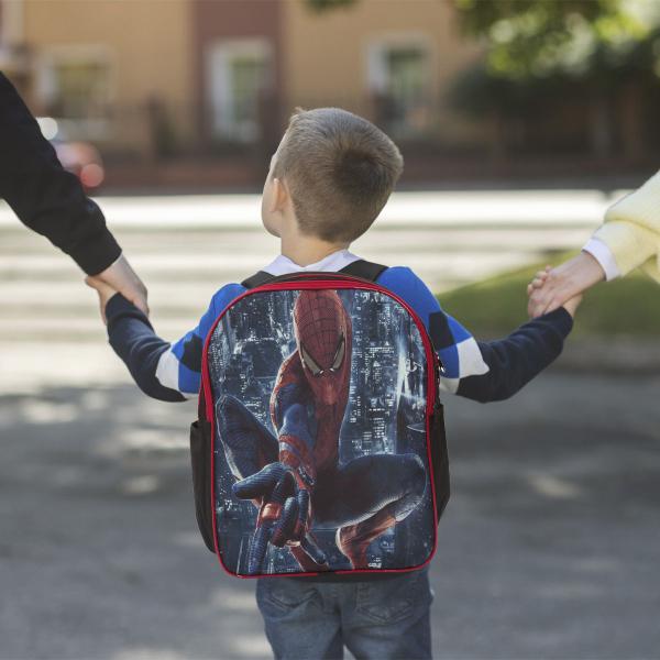 Imagem de Bolsa Escolar Infantil Homem Aranha Costas Lancheira