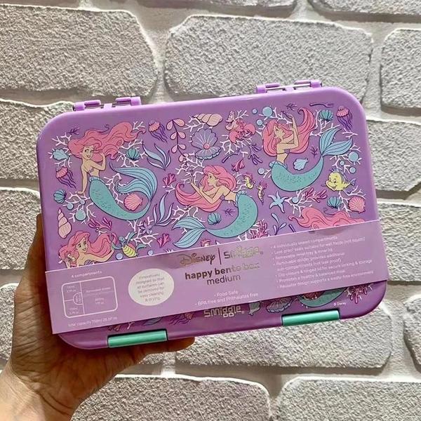 Imagem de Bolsa Escolar Sereia Infantil Genuína Disney Smiggle, Caneta De Papelaria, Lancheira, Presente