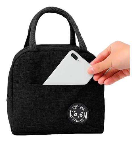 Imagem de Bolsa Estilo Térmica Lancheira Pratica Material Resistente Forte Para Mulheres Crianças Escola Trabalho Academia Treino