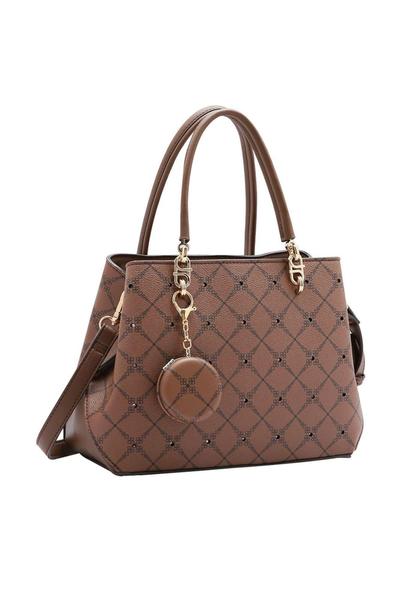 Imagem de Bolsa Fem marrom Chenson Cristal Classico 3484718