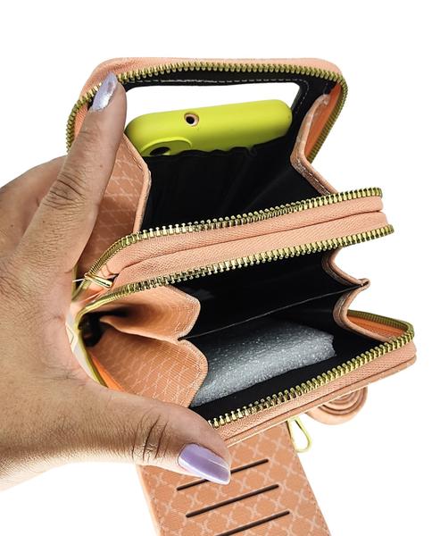 Imagem de Bolsa feminina carteira porta celular visor touch crossbody