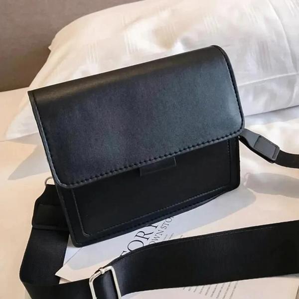 Imagem de Bolsa Feminina Clássica de Couro PU - Crossbody, Ombro e Mensageira