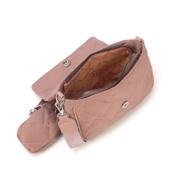 Bolsa Feminina com Porta Moeda em Matelassê Alça Transversal Gash Imagem de Bolsa Feminina com Porta Moeda em Matelassê Alça Transversal Gash