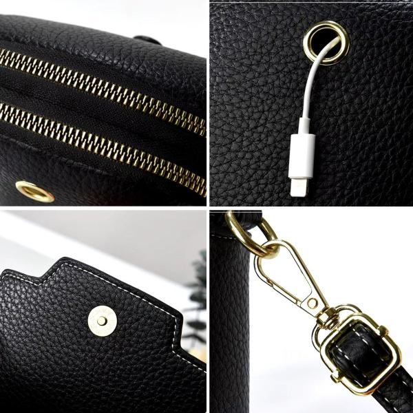 Imagem de Bolsa Feminina Crossbody Pequena Estilosa Blogueira Fashion