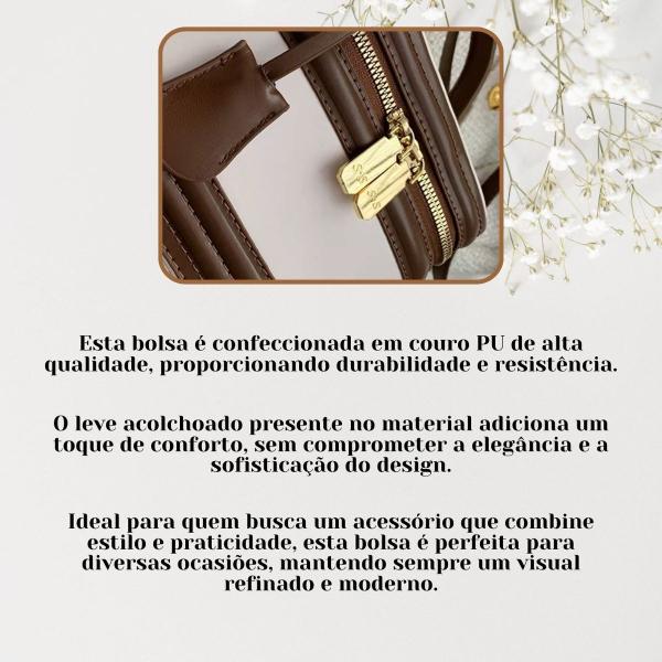 Imagem de Bolsa Feminina Estilo Baú Sofisticada Natal Reveillon Luxo