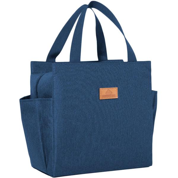 Imagem de Bolsa Feminina Estilosa Lancheira Semi Impermeavel Isolamento Termico Prática Espaçosa Basica Porta Garrafa Elegante Top