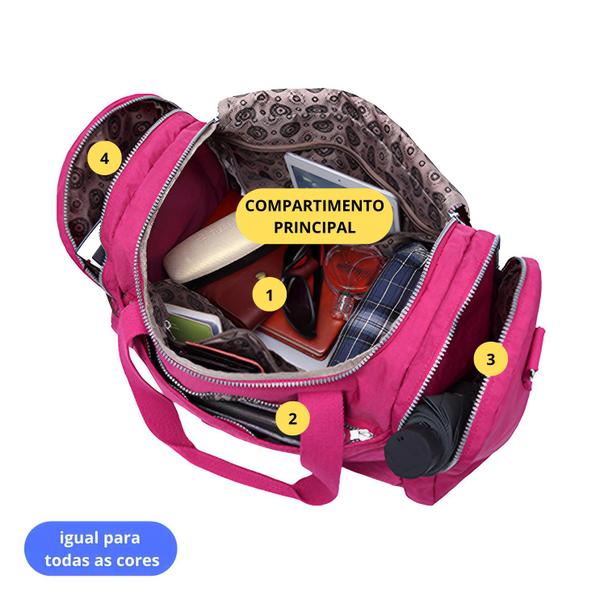 Imagem de Bolsa Feminina Fitness Impermeável Desing Moderno Espaçosa