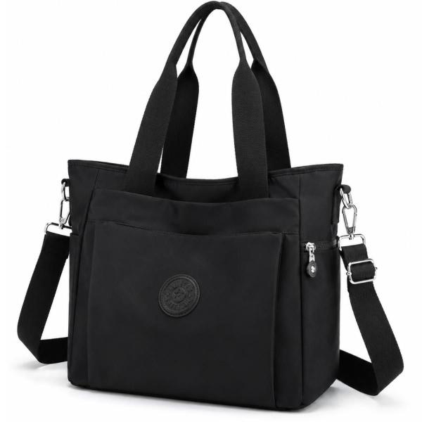 Bolsa Feminina Grande Com Alça De Ombro e Transversal Impermeável Ideal Para Escola Fac...