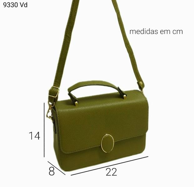 Imagem de Bolsa Feminina Mão / Transversal com Tampa e Ziper 9330