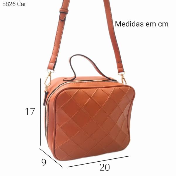 Imagem de Bolsa Feminina Mão / Transversal Estilo Bau 8826