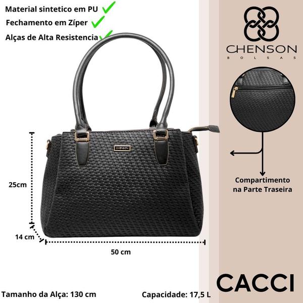 Imagem de Bolsa Feminina Moda Moderna Transversal Mini Tresse Chenson