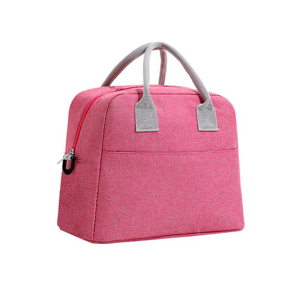 Imagem de Bolsa Feminina Necessaire Transversa Térmica Marmiteira Espaçosa Lancheira Alta Qualidade Trabalho Original Luxo Passeio