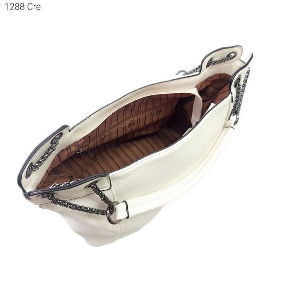 Bolsa Feminina Ombro / Transversal Sacola com Corrente nas Alças 1288 - H2 Bolsas Imagem de Bolsa Feminina Ombro / Transversal Sacola com Corrente nas Alças 1288
